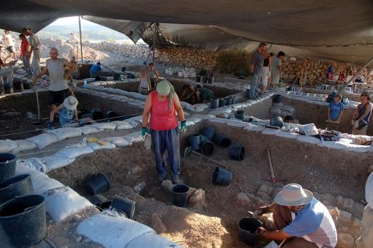 In Khirbet Qeiyafa. Foto: © Alfred Muller.