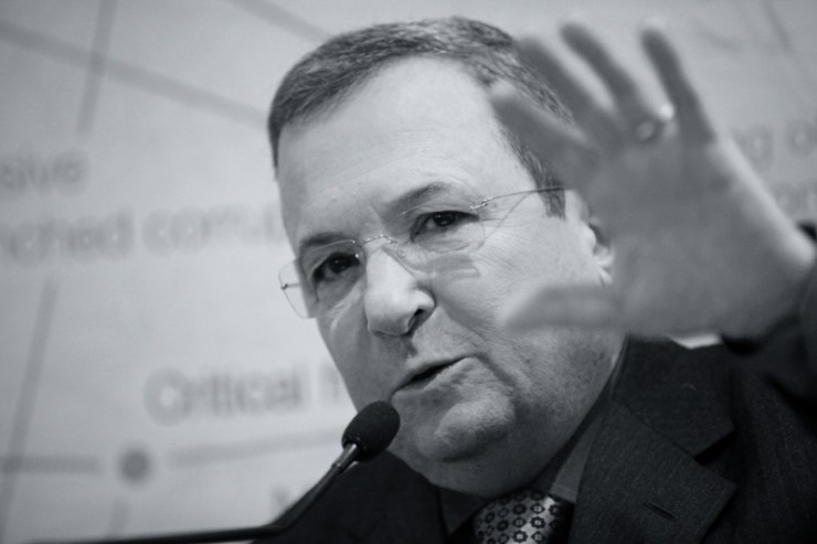 Ehud Barak in januari 2012 op het World Economic Forum in Davos. Foto: Monika Flueckiger. 