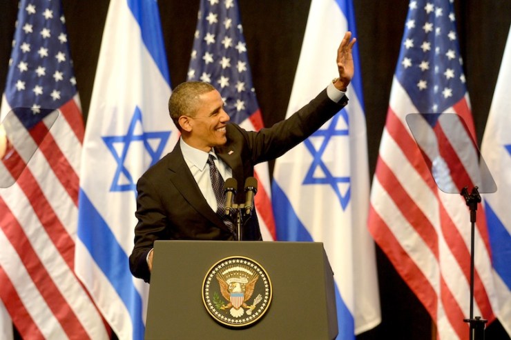 Obama in zijn toespraak tot het volk. Foto: GPO