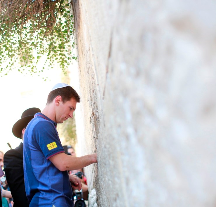 FC Barcelona in Jeruzalem. 
