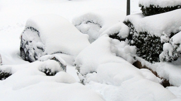 Sneeuwstorm in Jeruzalem. Foto: © Alfred Muller 