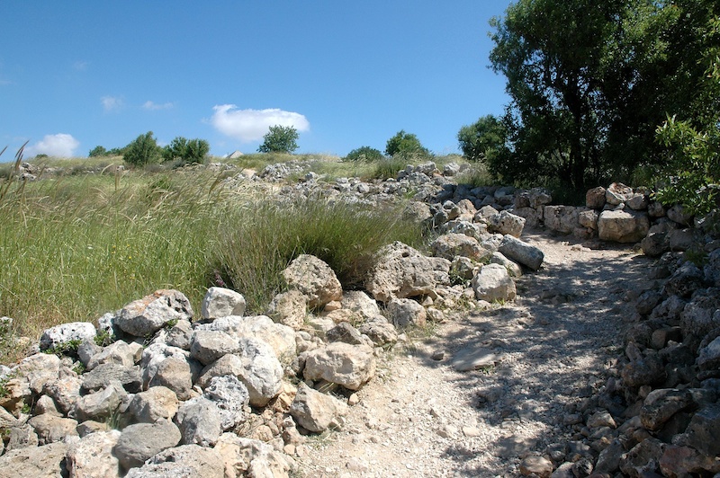 Op naar het hoogste punt van de Tel Silo. Foto: © Alfred Muller. 