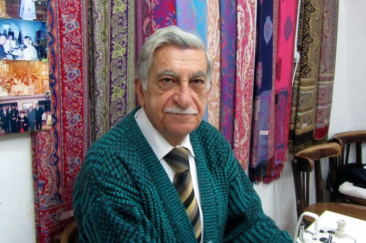 Sami Barsoum, de muktar van de Syrisch-orthodoxe gemeenschap in Jeruzalem. Foto: © Alfred Muller 