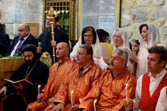 De dienst is in het Aramees. Foto: © Alfred Muller
