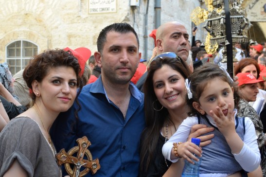 De familie Chamoun, speciaal uit Nederland overgekomen. Foto: © Alfred Muller