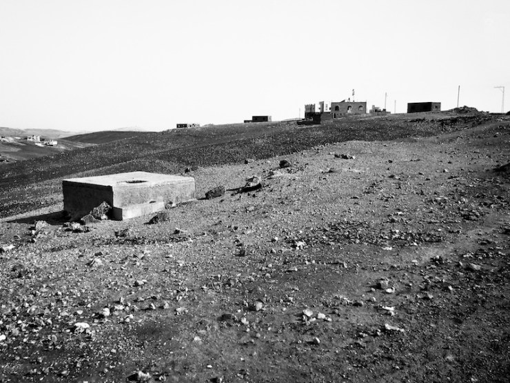 In grote delen van de Westoever hebben Palestijnen geen recht om te bouwen. Foto: © Alfred Muller