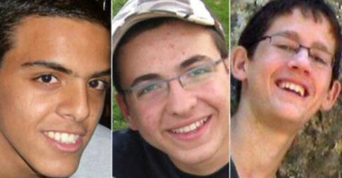 Eyal Yifrah, Gilad Sha'er and Naftali Frankel (Foto: Min. v. Buitenlandse Zaken, Israël) 