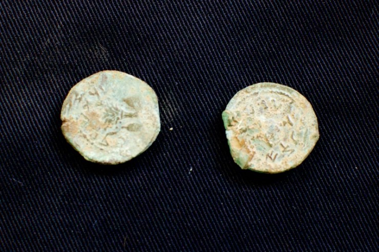 Munten uit de tijd van Joodse opstand 