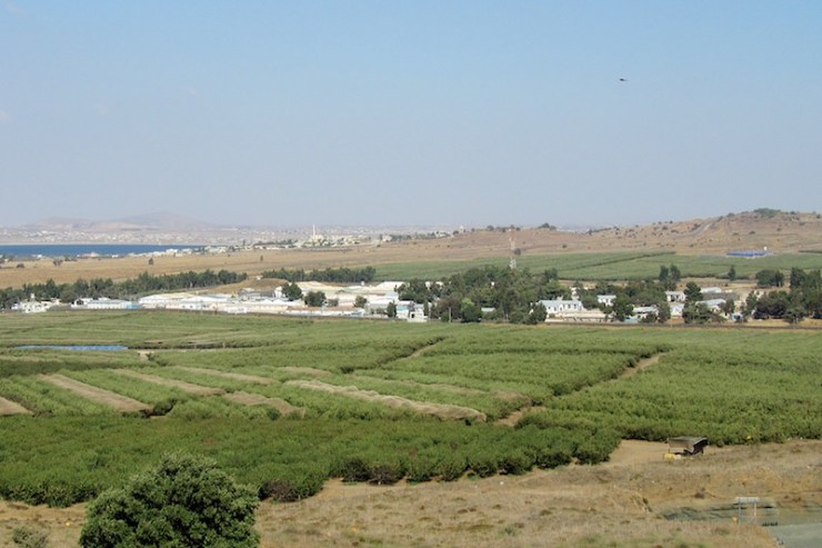 Het Undof kamp Ziouani tegenover Quneitra. Foto: © Alfred Muller