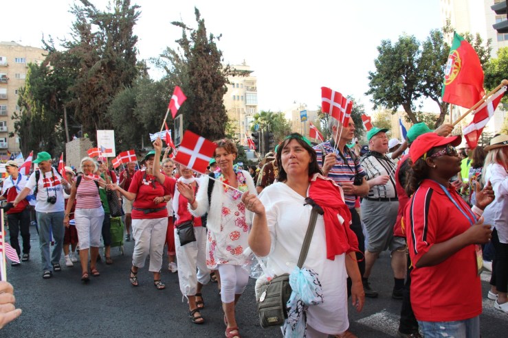Jerusalem-marsj løvhyttefest 2014 Danmark (H.N.)