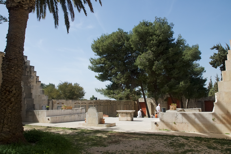 De onafgrmaakte Paternoster kerk op de Olijfberg.