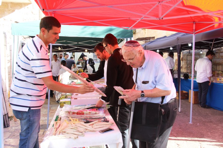 Løvhyttefest 2017, lulav-markedet 8 (H. Norberg)