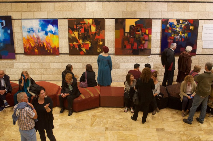 Expositie in Jerusalem Theater van Marc de Klijn & Henny van Hartingsveldt.