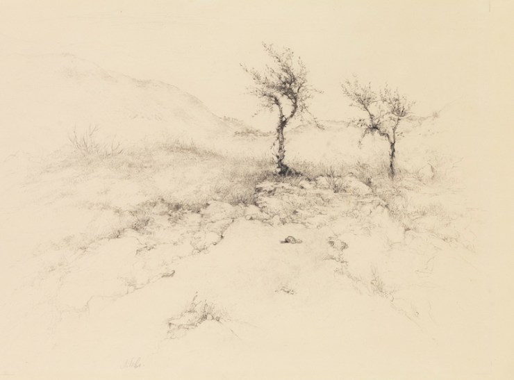 Ticho Anna, Spring in Motza,1938~B80_0313